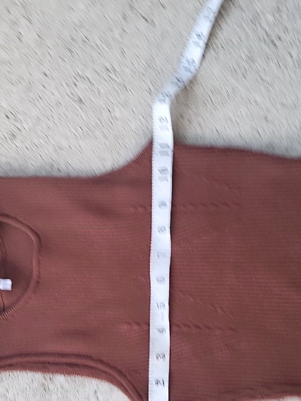 Source Unknown Ribbed Tank Top - Brown - Picture 3 of 7